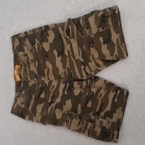 Lee Dungarees Boys Camo Adjustable Utility Pants Size 8